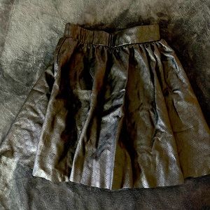 Faux Leather Mini Skirt